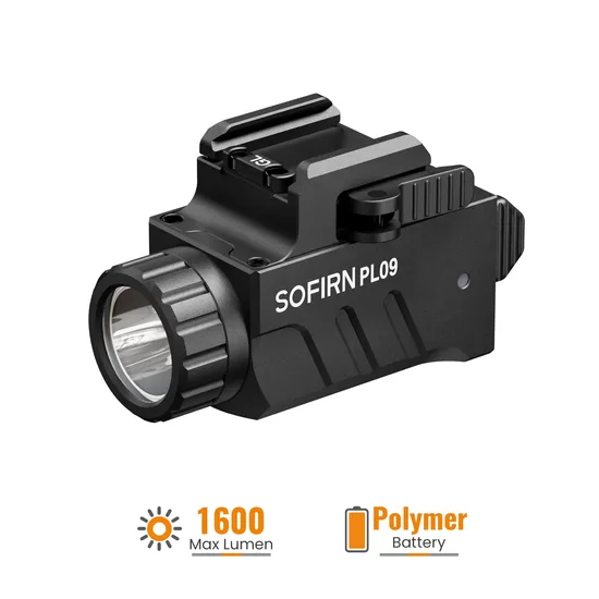 SOFIRN PL09 Weapon Flashlight 1600 Lumens Rechargeable Tactical Light